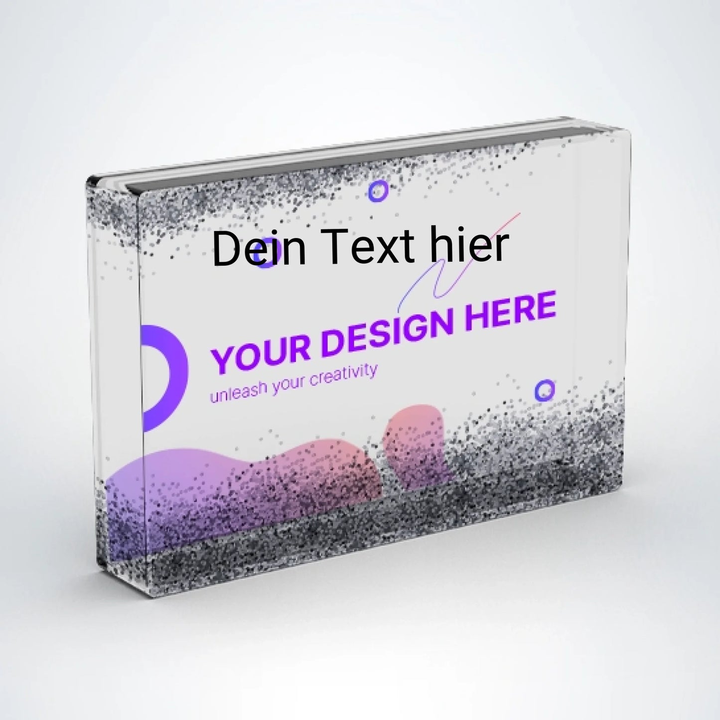 Glitzer Bilderrahmen