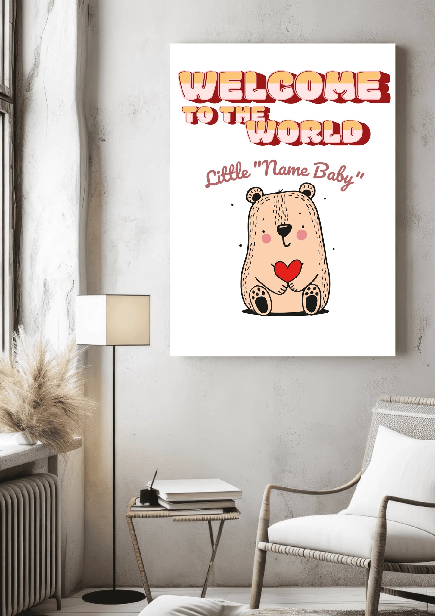 Welcome To The World Little ..._Mockup 2_Canvas