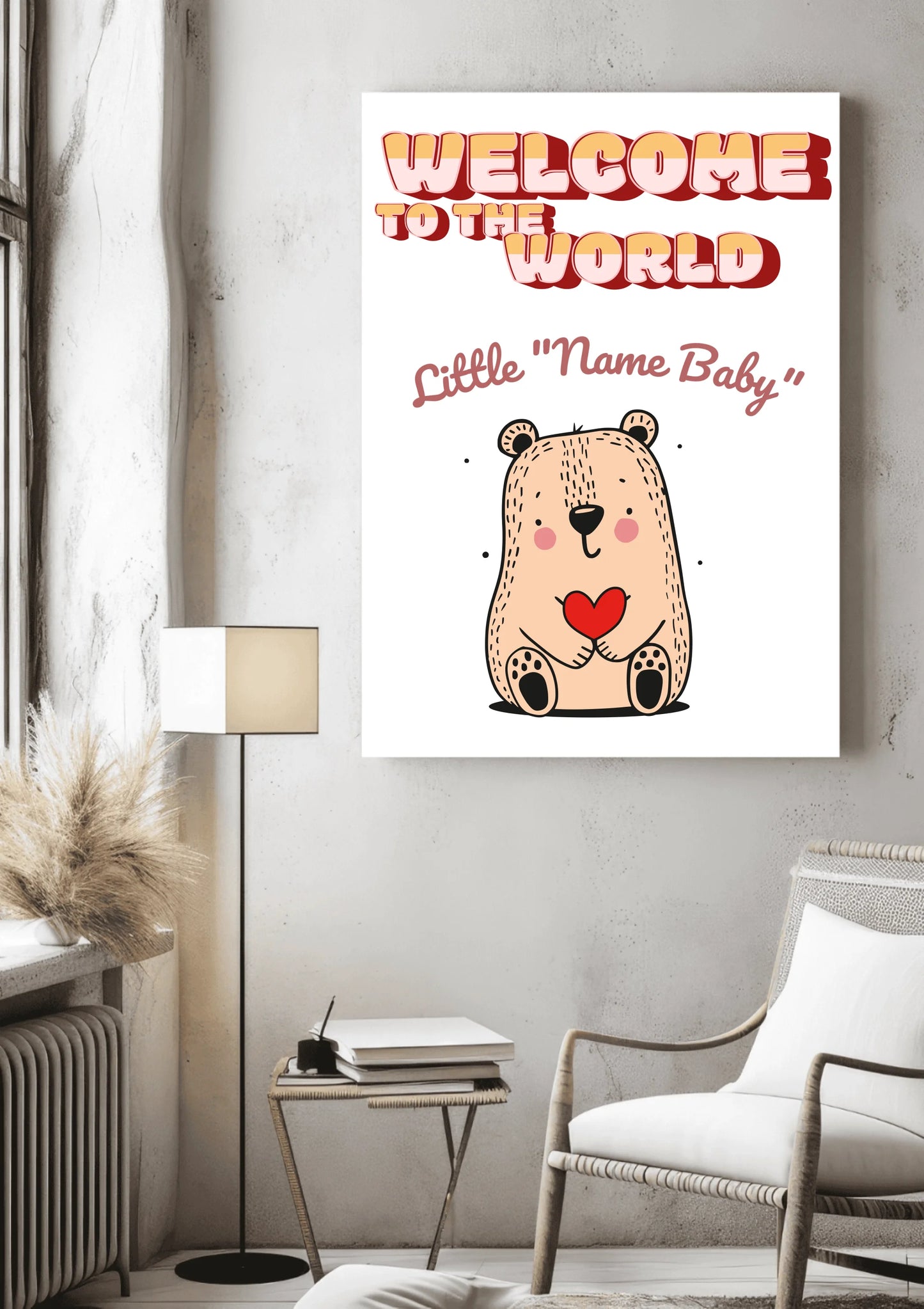 Welcome To The World Little ..._Mockup 2_Canvas