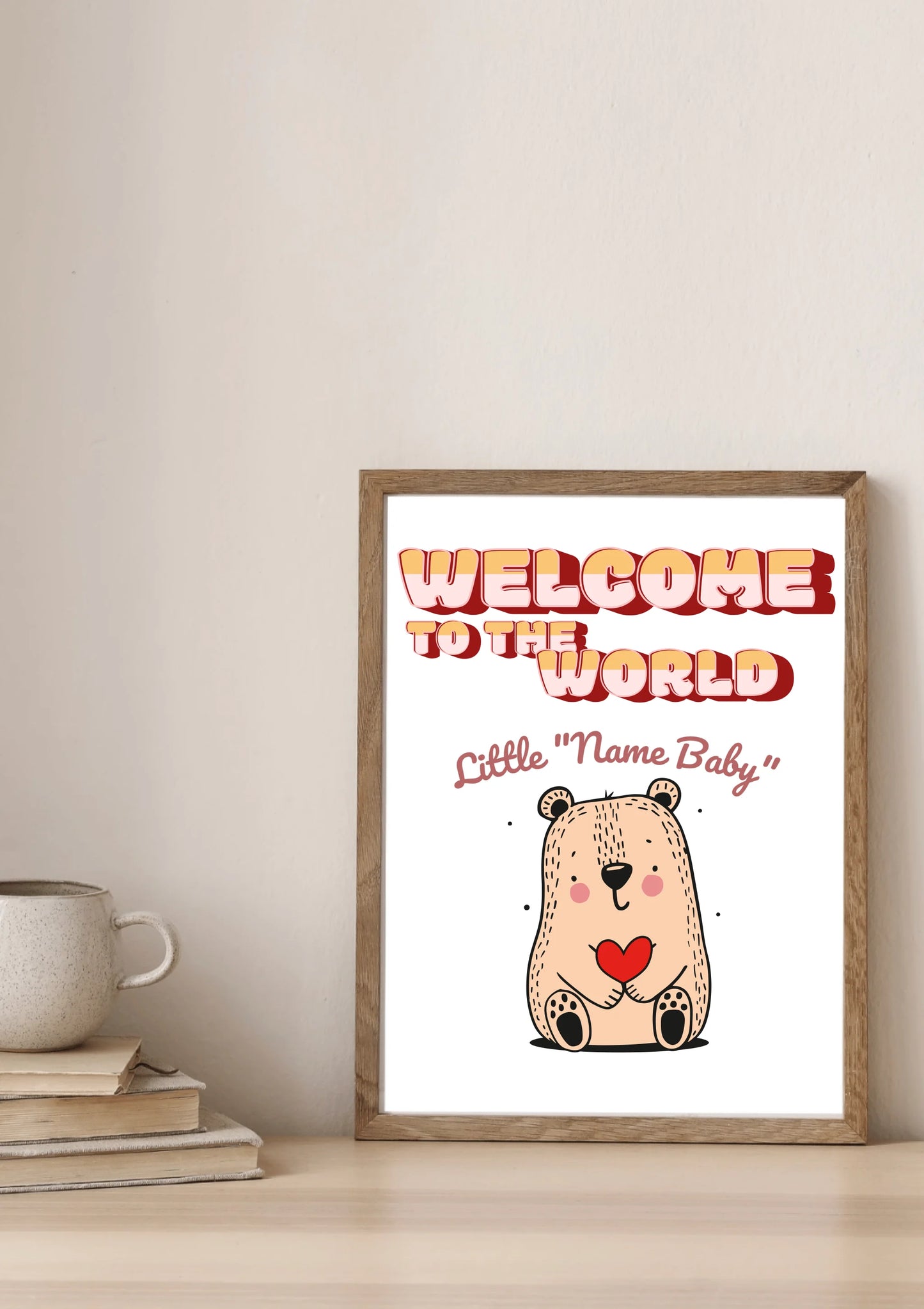 Welcome To The World Little ..._Mockup_walnut flair_Canvas