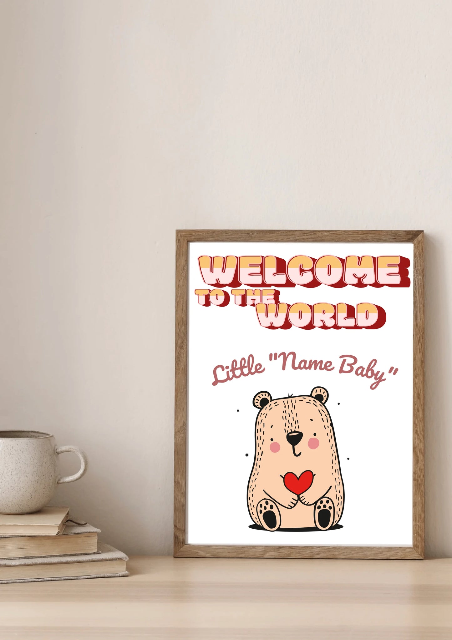 Welcome To The World Little ..._Mockup_walnut flair_Canvas