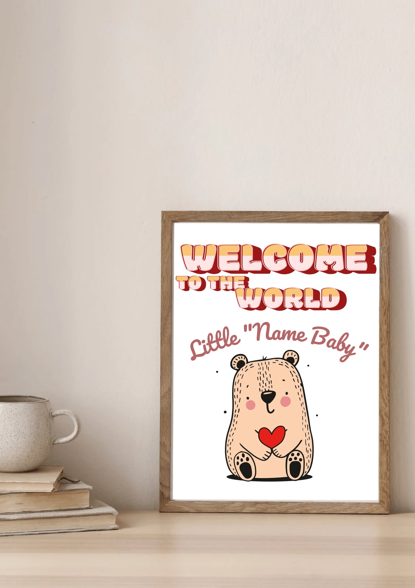 Welcome To The World Little ..._Mockup_walnut flair_Canvas