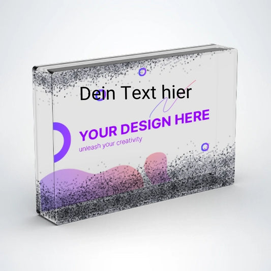 Glitzer Bilderrahmen