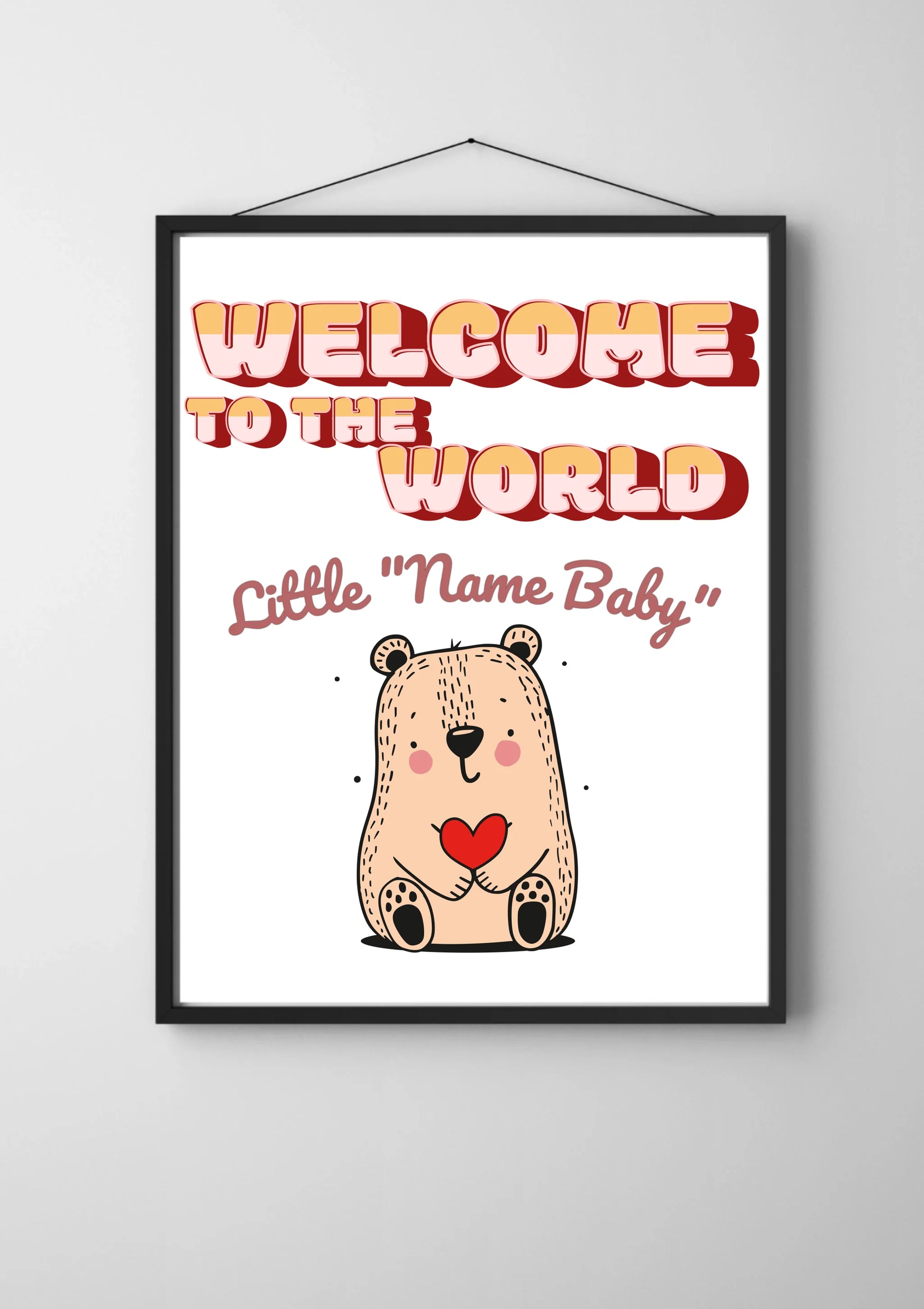Welcome To The World Little ..._Mockup_black_Canvas
