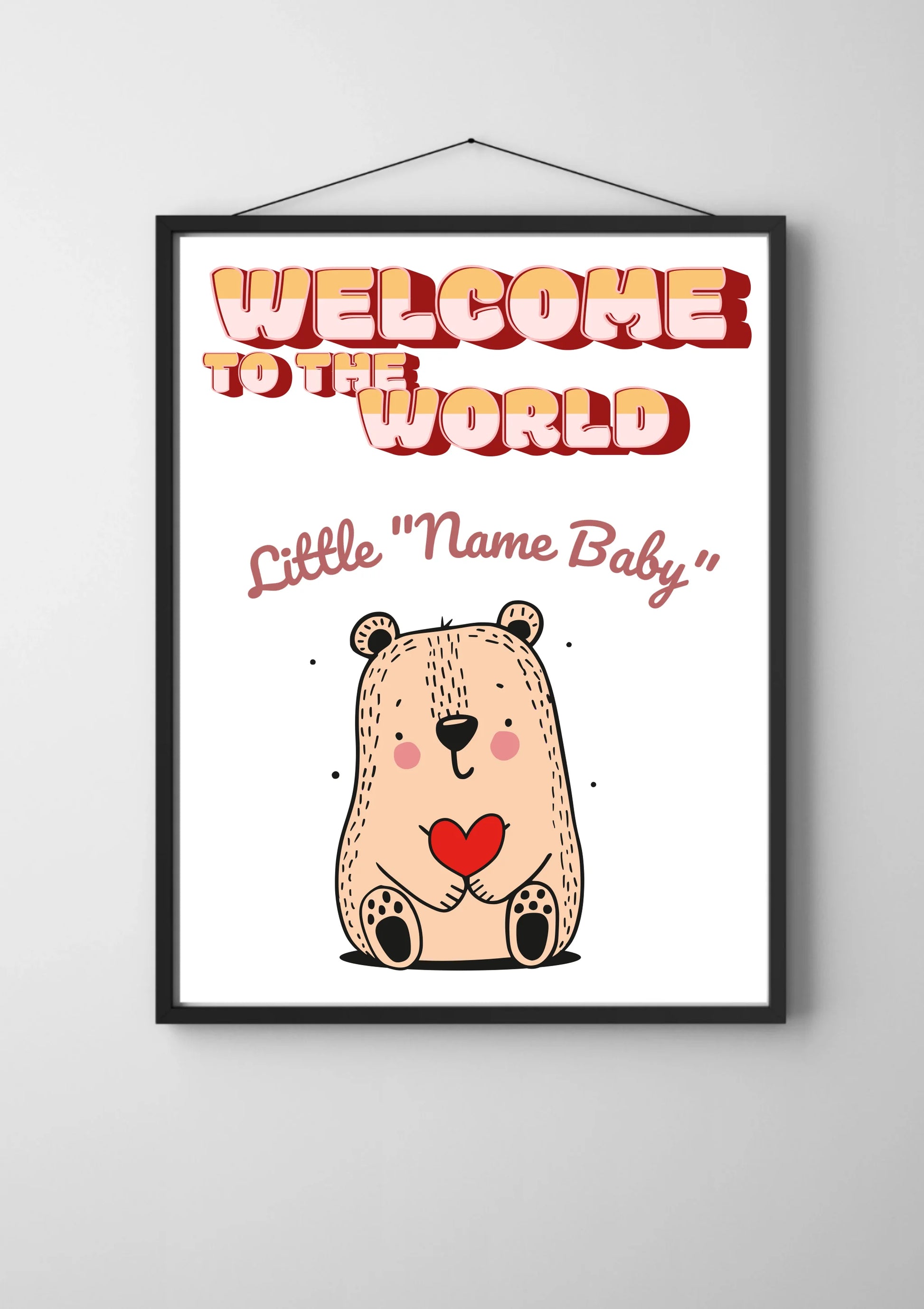 Welcome To The World Little ..._Mockup_black_Canvas
